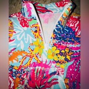 Lilly Pulitzer Vintage Mini Skipper Popover in “Fishing for Compliments” size XS